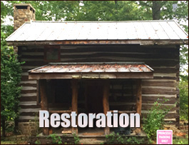 Historic Log Cabin Restoration  Nora, Virginia